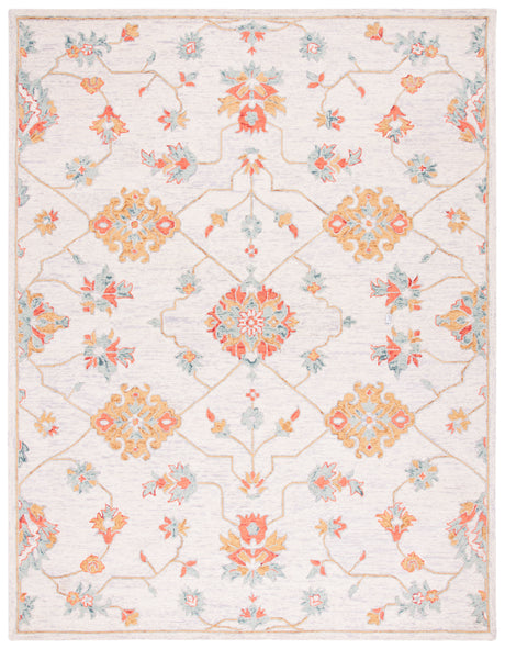Safavieh Micro-Loop Mlp534G Silver/Red Rugs.