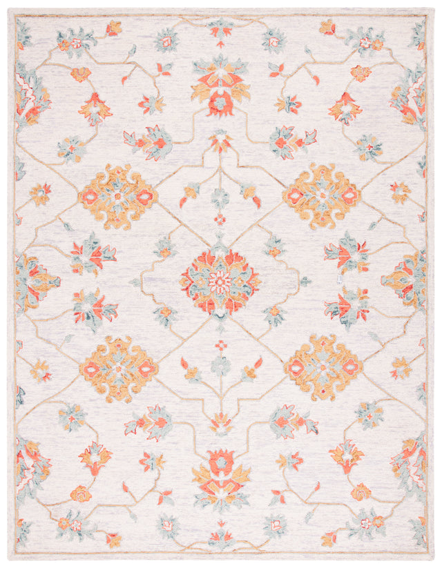 Safavieh Micro-Loop Mlp534G Silver/Red Rugs.