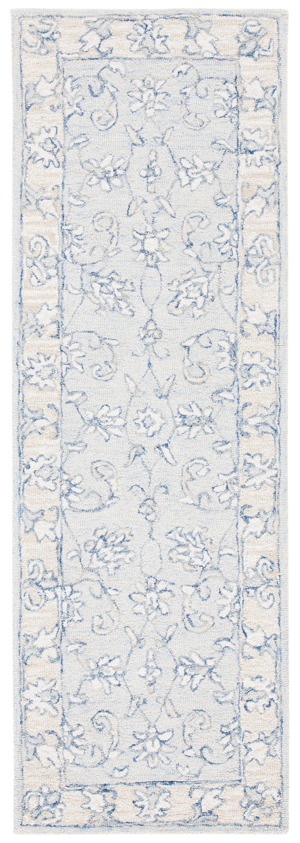 Safavieh Micro-Loop Mlp535M Blue/Beige Rugs.