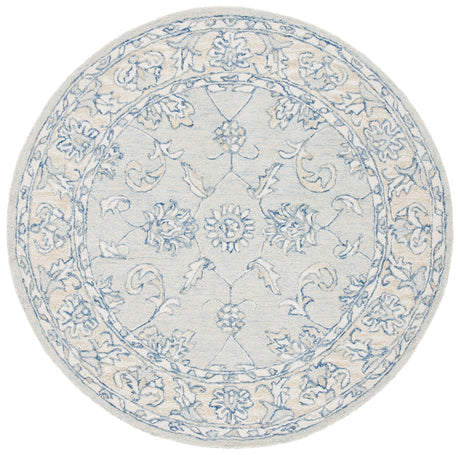 Safavieh Micro-Loop Mlp535M Blue/Beige Rugs.