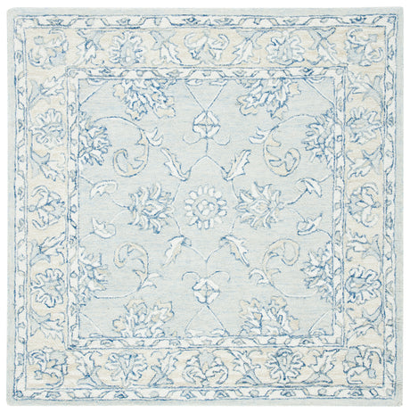 Safavieh Micro-Loop Mlp535M Blue/Beige Rugs.