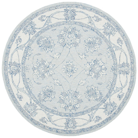 Safavieh Micro-Loop Mlp536L Light Blue/Ivory Rugs.