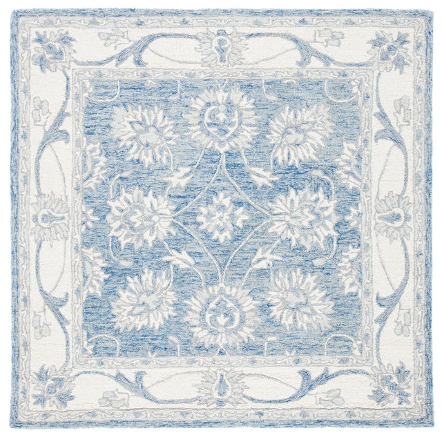 Safavieh Micro-Loop Mlp536M Blue/Ivory Rugs.