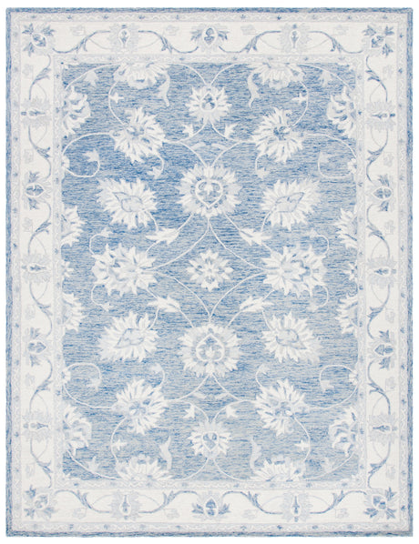 Safavieh Micro-Loop Mlp536M Blue/Ivory Rugs.