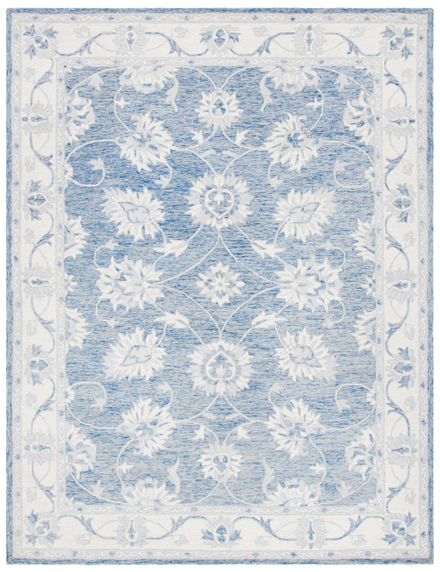 Safavieh Micro-Loop Mlp536M Blue/Ivory Rugs.