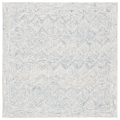 Safavieh Micro-Loop Mlp538M Blue/Ivory Rugs.
