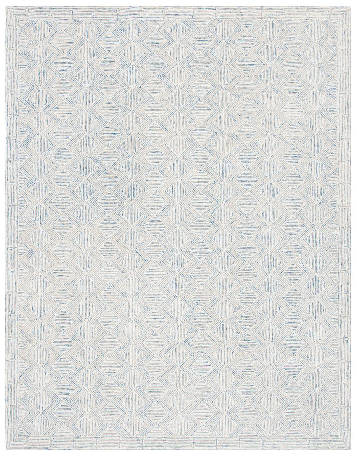 Safavieh Micro-Loop Mlp538M Blue/Ivory Rugs.