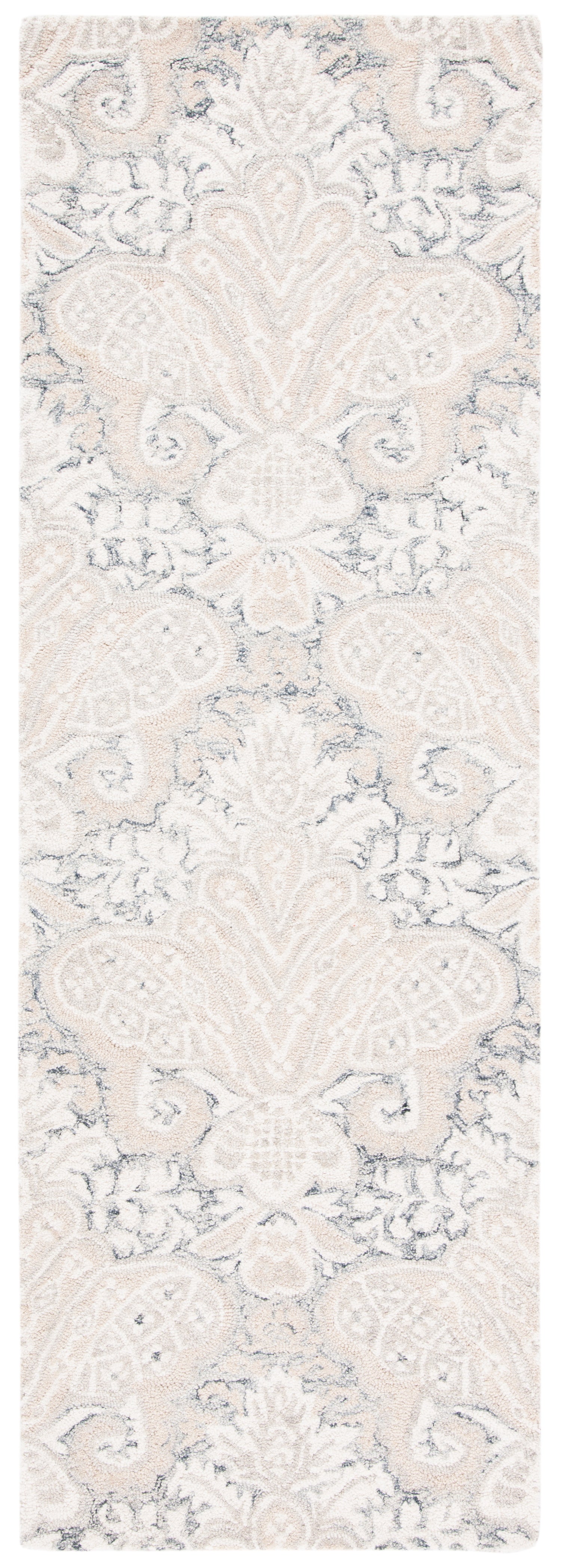 Safavieh Micro-Loop Mlp539H Charcoal/Ivory Rugs.
