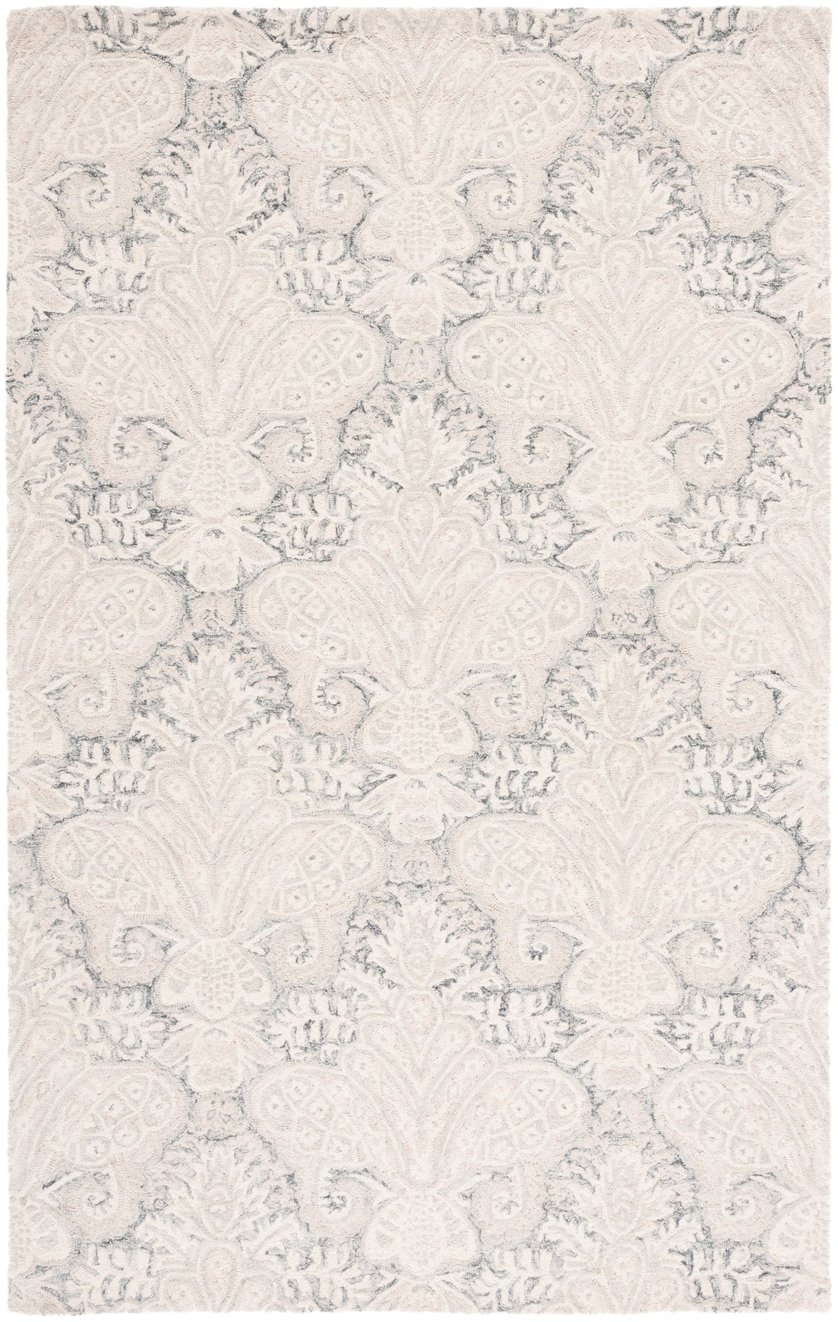 Safavieh Micro-Loop Mlp539H Charcoal/Ivory Rugs.