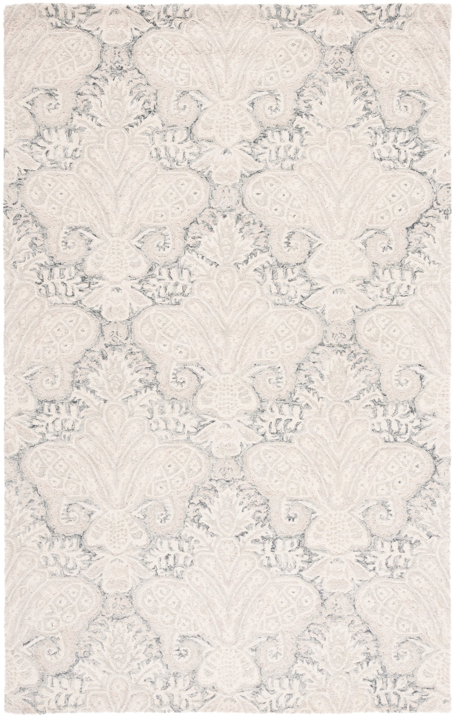 Safavieh Micro-Loop Mlp539H Charcoal/Ivory Rugs.