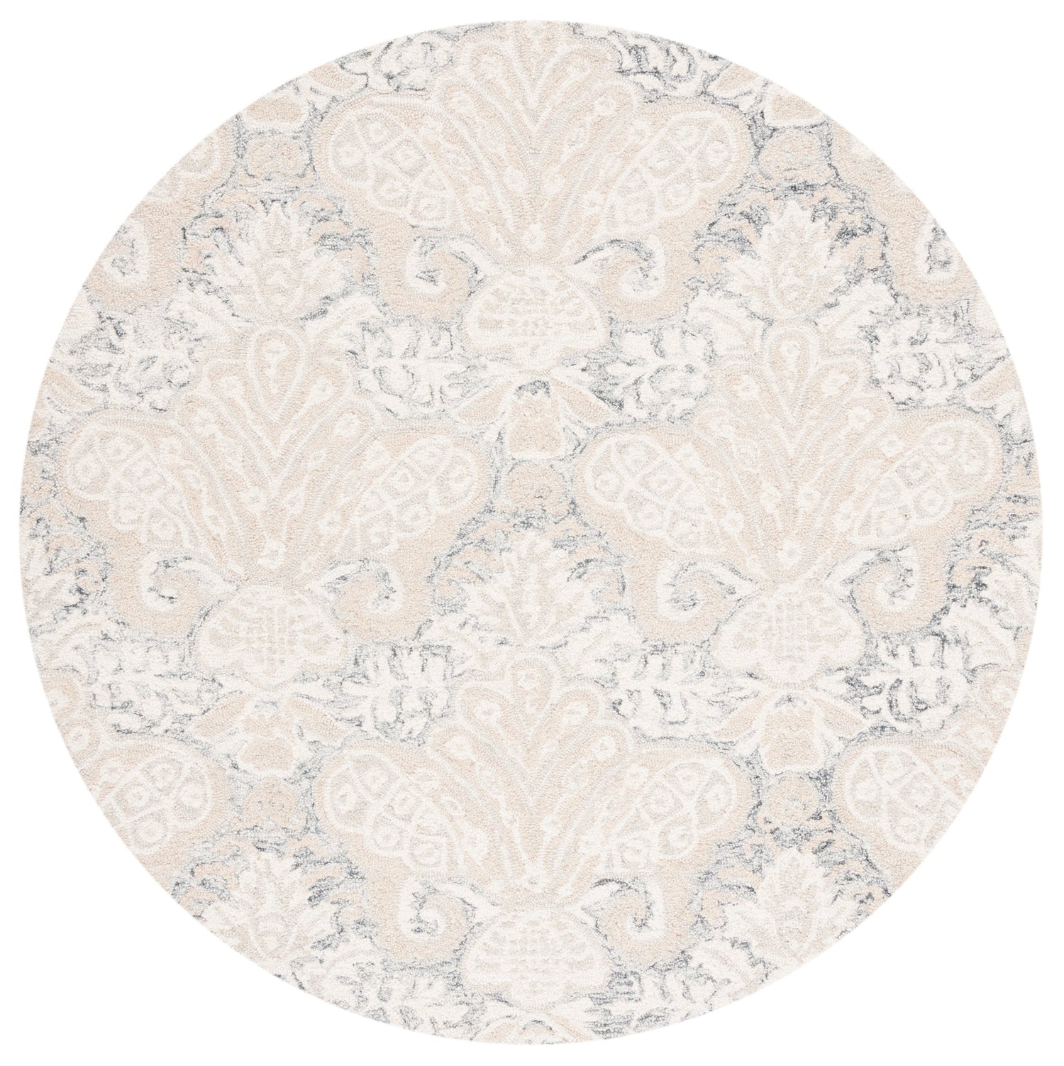 Safavieh Micro-Loop Mlp539H Charcoal/Ivory Rugs.