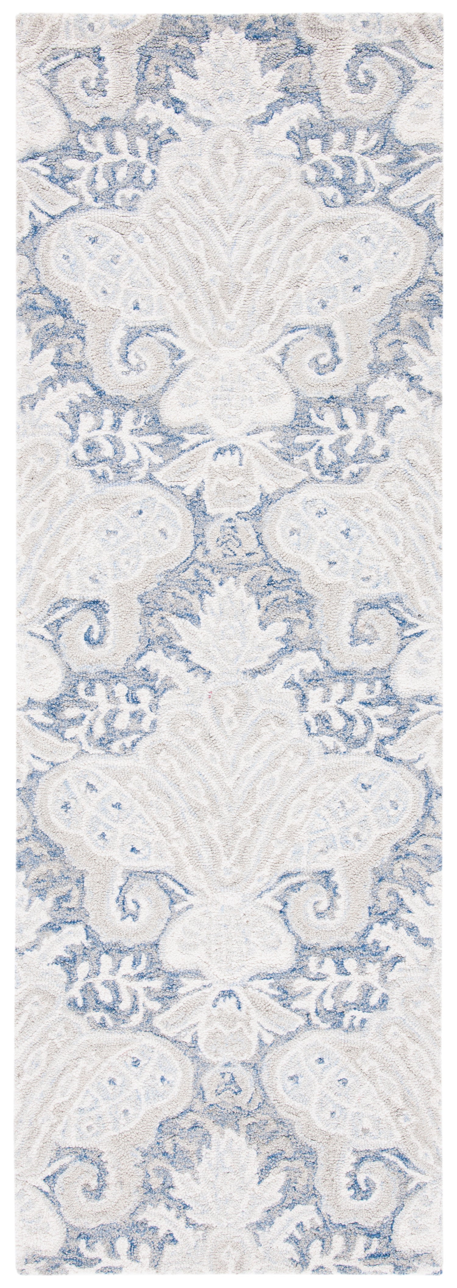 Safavieh Micro-Loop Mlp539M Blue/Ivory Rugs.