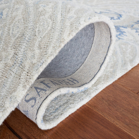 Safavieh Micro-Loop Mlp539M Blue/Ivory Rugs.