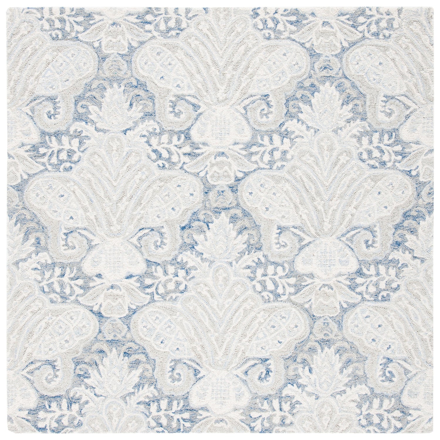 Safavieh Micro-Loop Mlp539M Blue/Ivory Rugs.