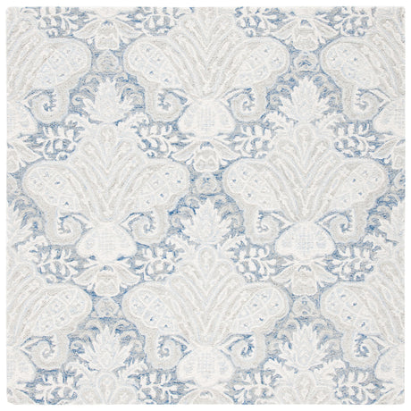 Safavieh Micro-Loop Mlp539M Blue/Ivory Rugs.