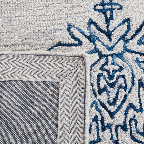 Safavieh Micro-Loop Mlp614A Ivory/Blue Rugs.
