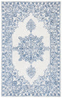 Safavieh Micro-Loop Mlp614A Ivory/Blue Rugs.