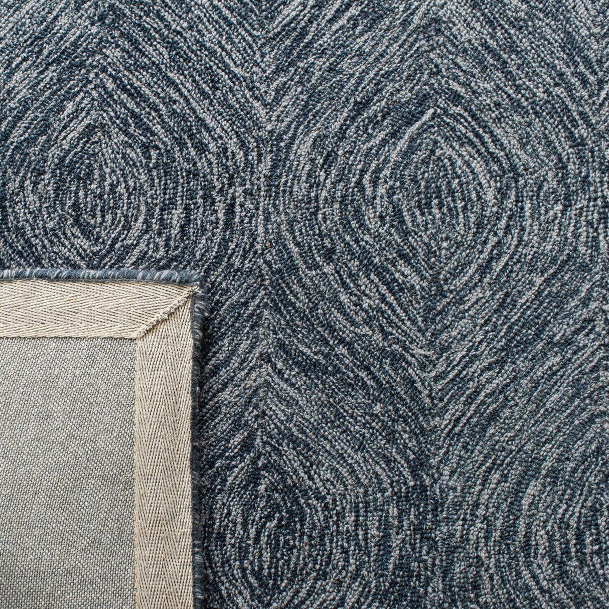 Safavieh Micro-Loop Mlp615F Grey/Ivory Rugs.