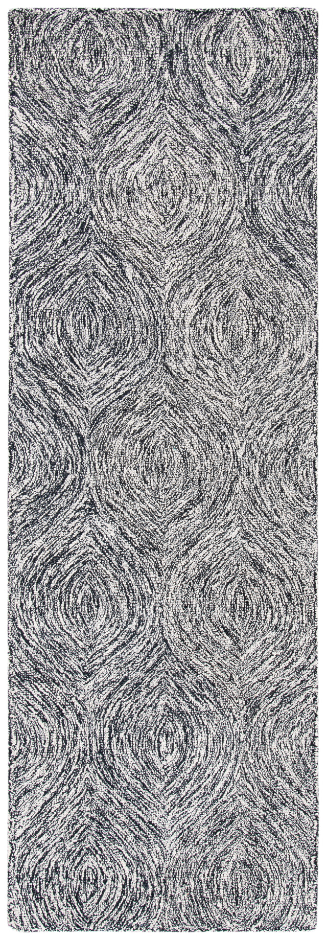 Safavieh Micro-Loop Mlp615Z Black/Ivory Rugs.