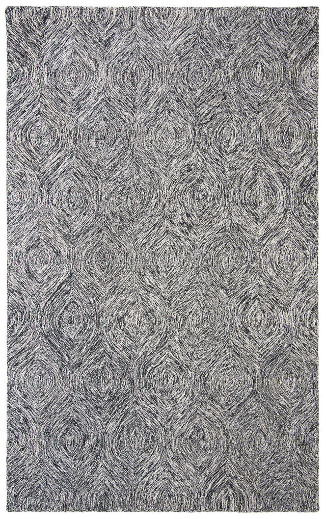 Safavieh Micro-Loop Mlp615Z Black/Ivory Rugs.