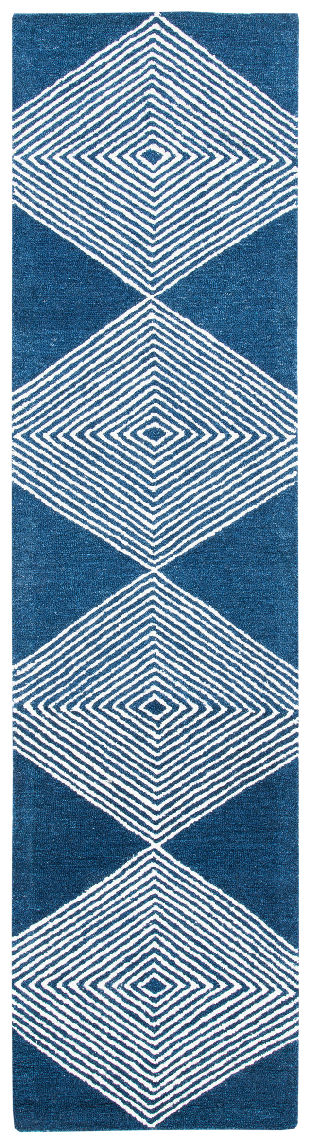 Safavieh Micro-Loop Mlp618N Navy/Ivory Rugs.