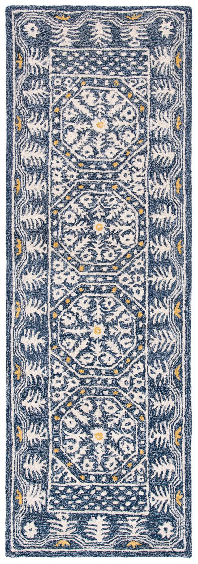 Safavieh Micro-Loop Mlp619M Blue/Ivory Rugs.