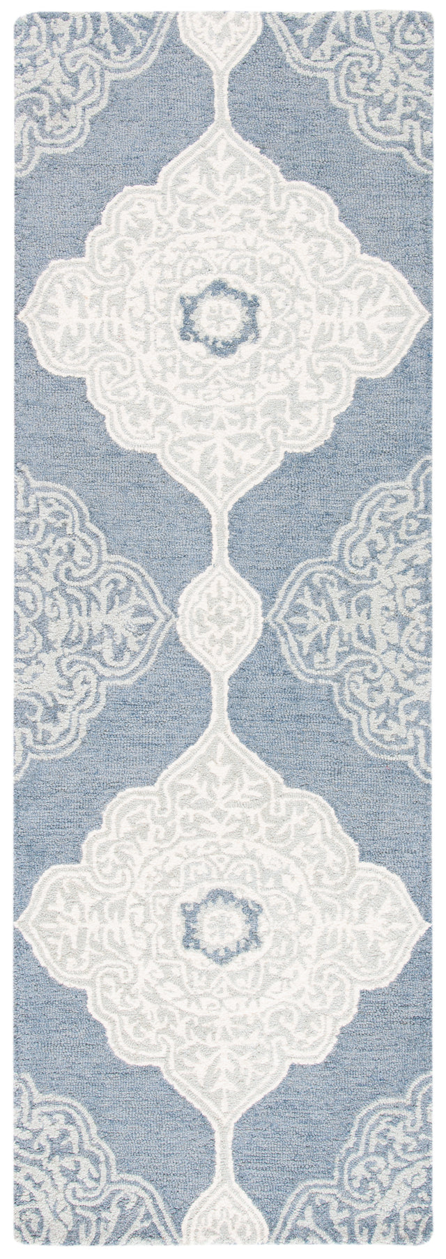 Safavieh Micro-Loop Mlp620M Blue/Ivory Rugs.