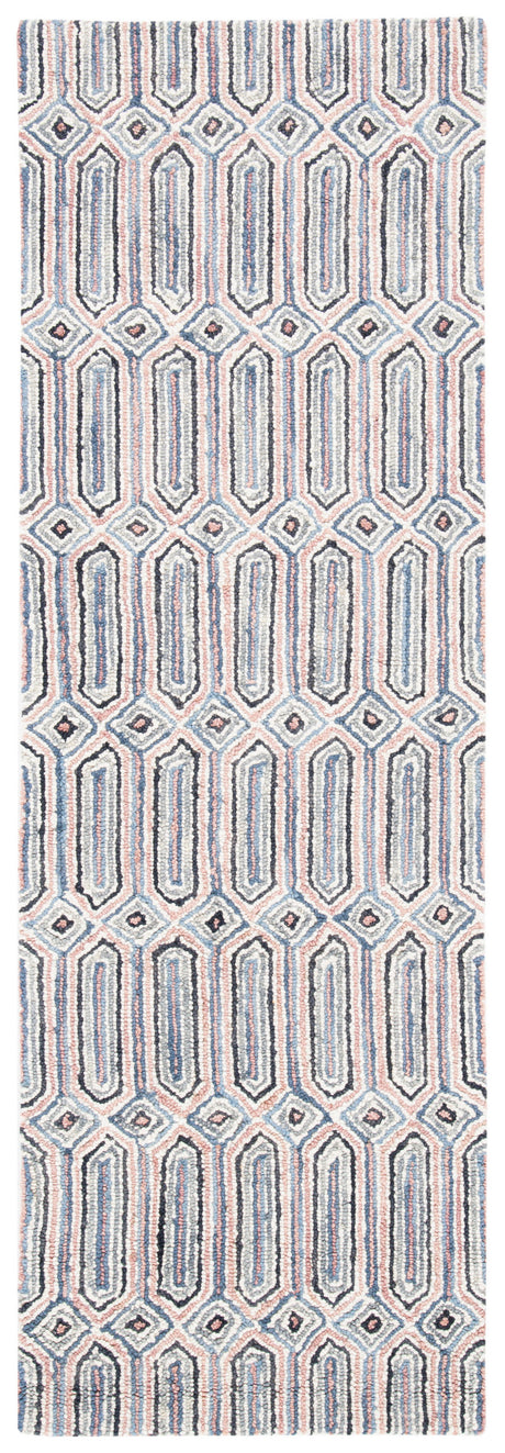 Safavieh Micro Loop Mlp630U Pink/Grey Rug.