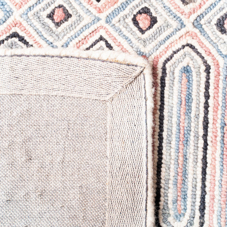 Safavieh Micro Loop Mlp630U Pink/Grey Rug.