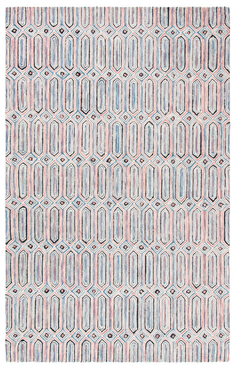 Safavieh Micro Loop Mlp630U Pink/Grey Rug.