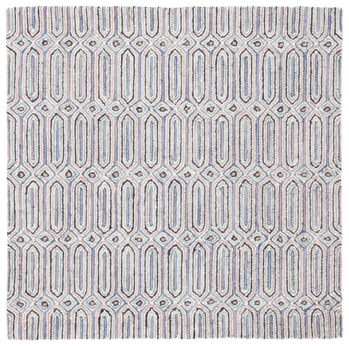 Safavieh Micro Loop Mlp630U Pink/Grey Rug.