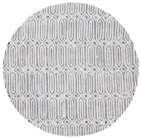 Safavieh Micro Loop Mlp630U Pink/Grey Rug.