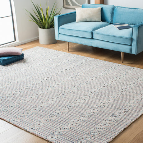 Safavieh Micro Loop Mlp630U Pink/Grey Rug.