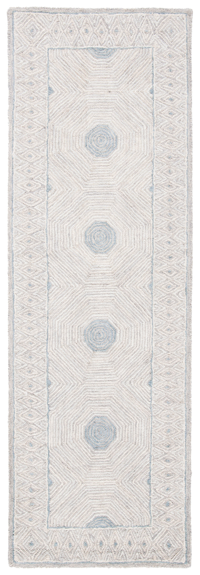 Safavieh Micro Loop Mlp631G Silver/Beige Rug.