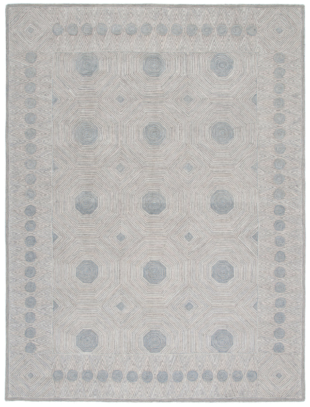 Safavieh Micro Loop Mlp631G Silver/Beige Rug.