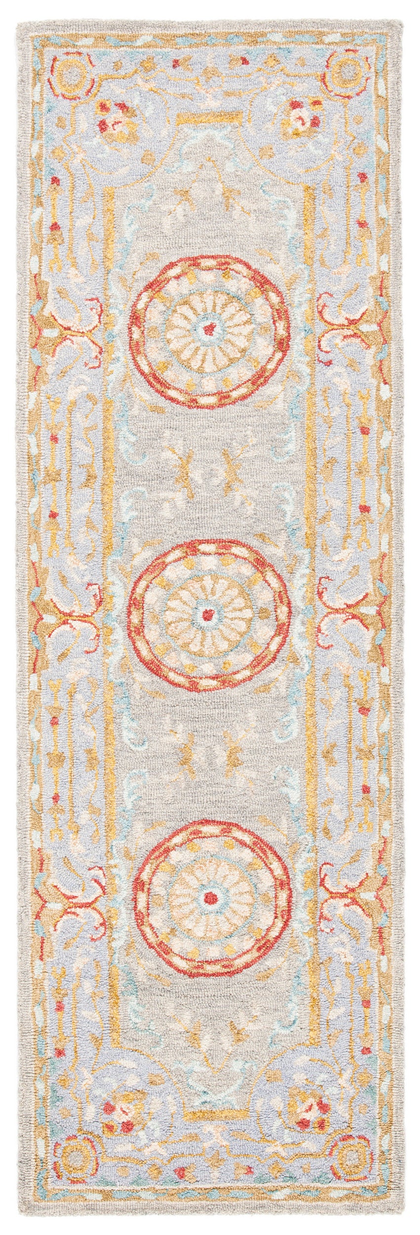 Safavieh Micro Loop Mlp634Y Green/Grey Rug.