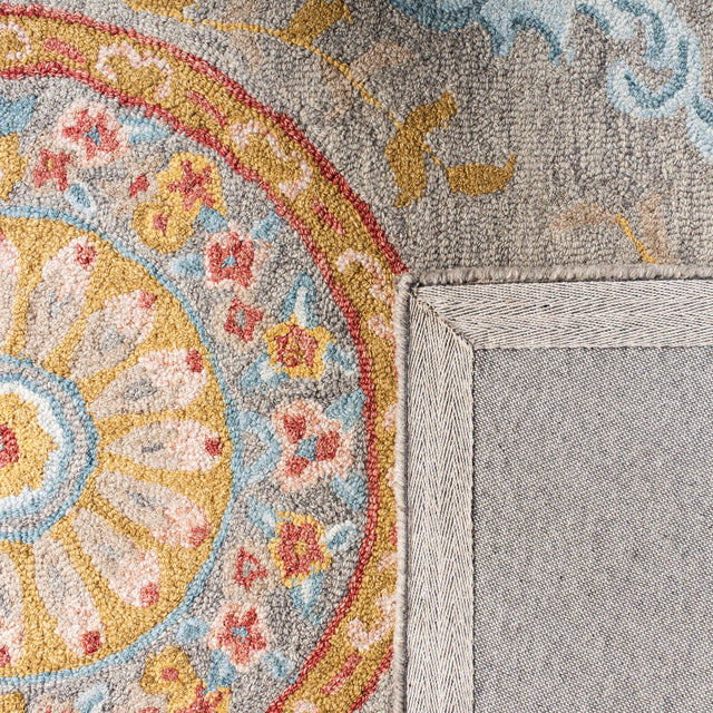 Safavieh Micro Loop Mlp634Y Green/Grey Rug.