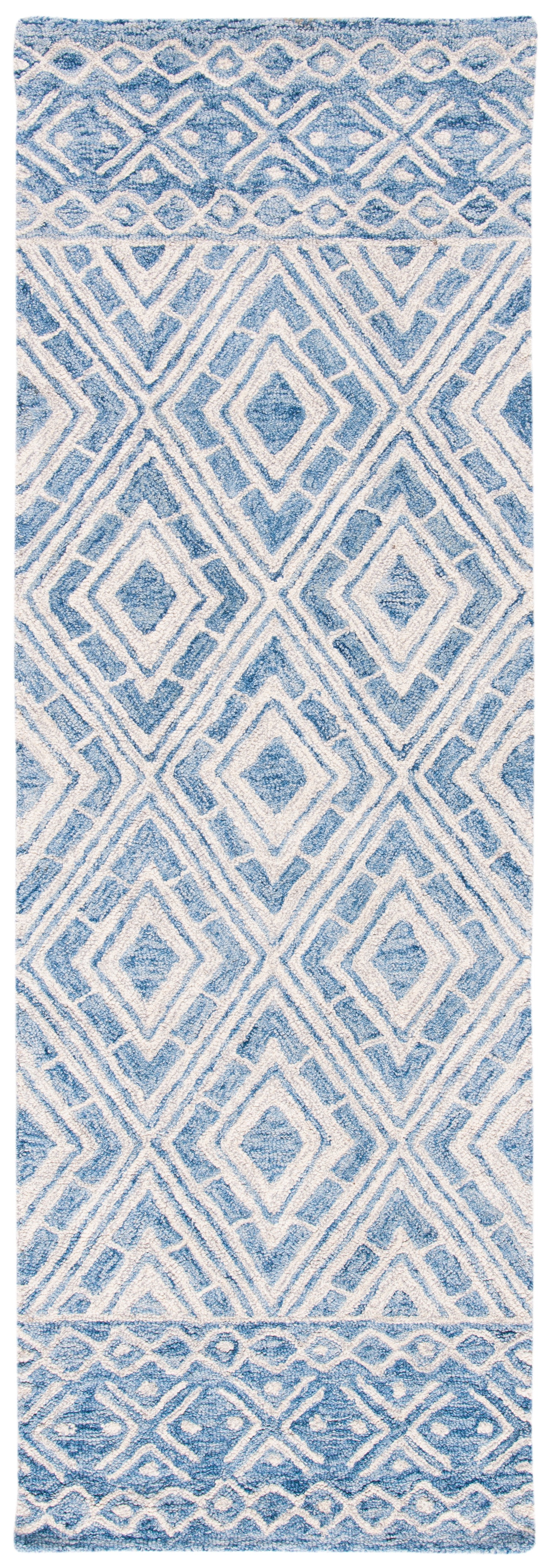 Safavieh Micro-Loop Mlp646M Blue/Ivory Rugs.
