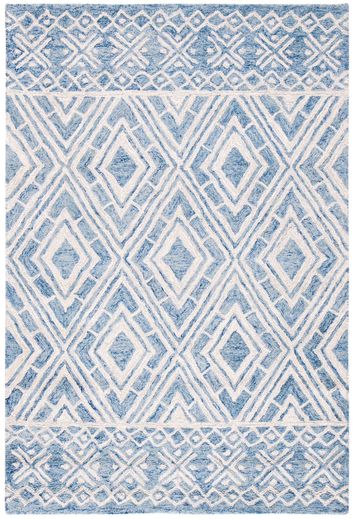 Safavieh Micro-Loop Mlp646M Blue/Ivory Rugs.