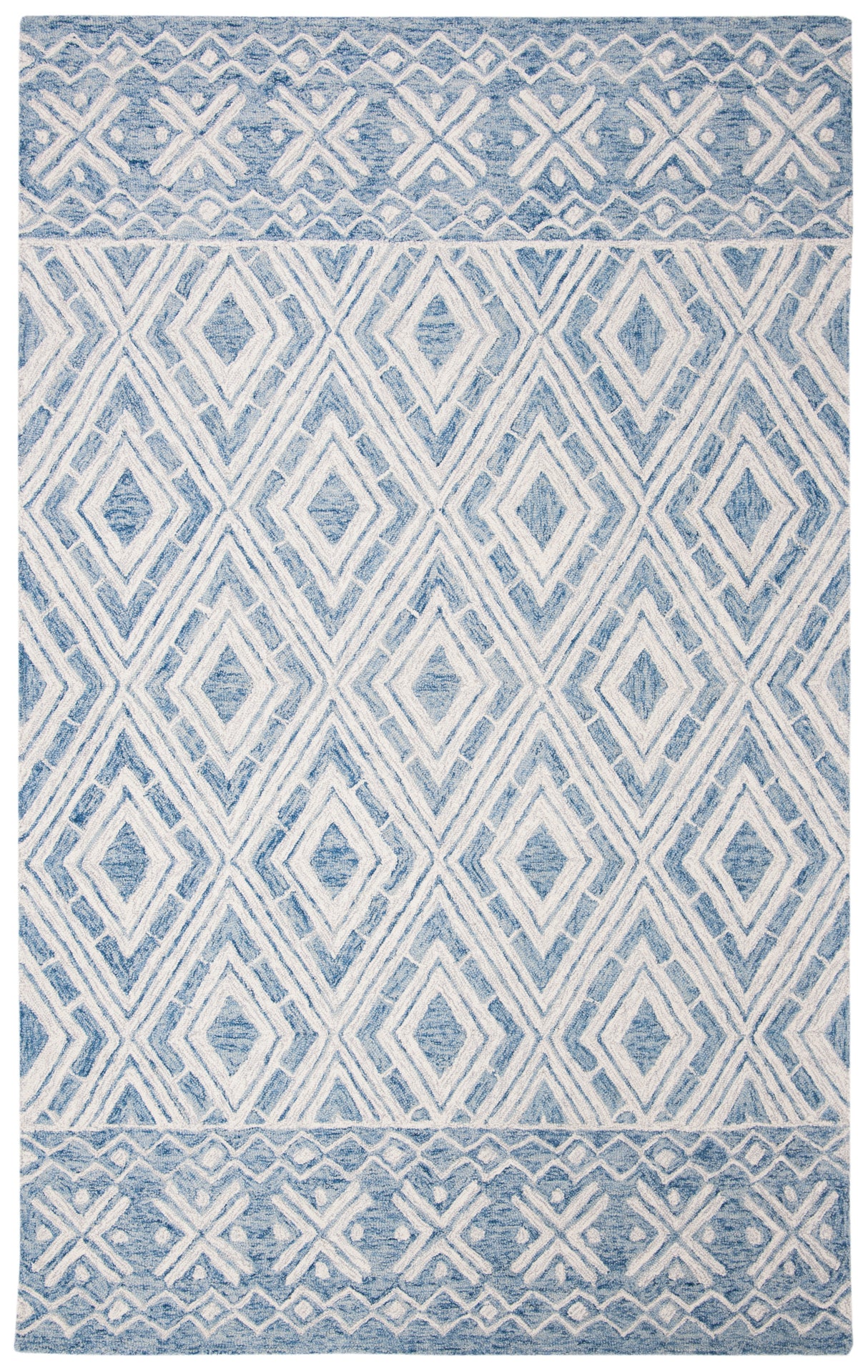 Safavieh Micro-Loop Mlp646M Blue/Ivory Rugs.