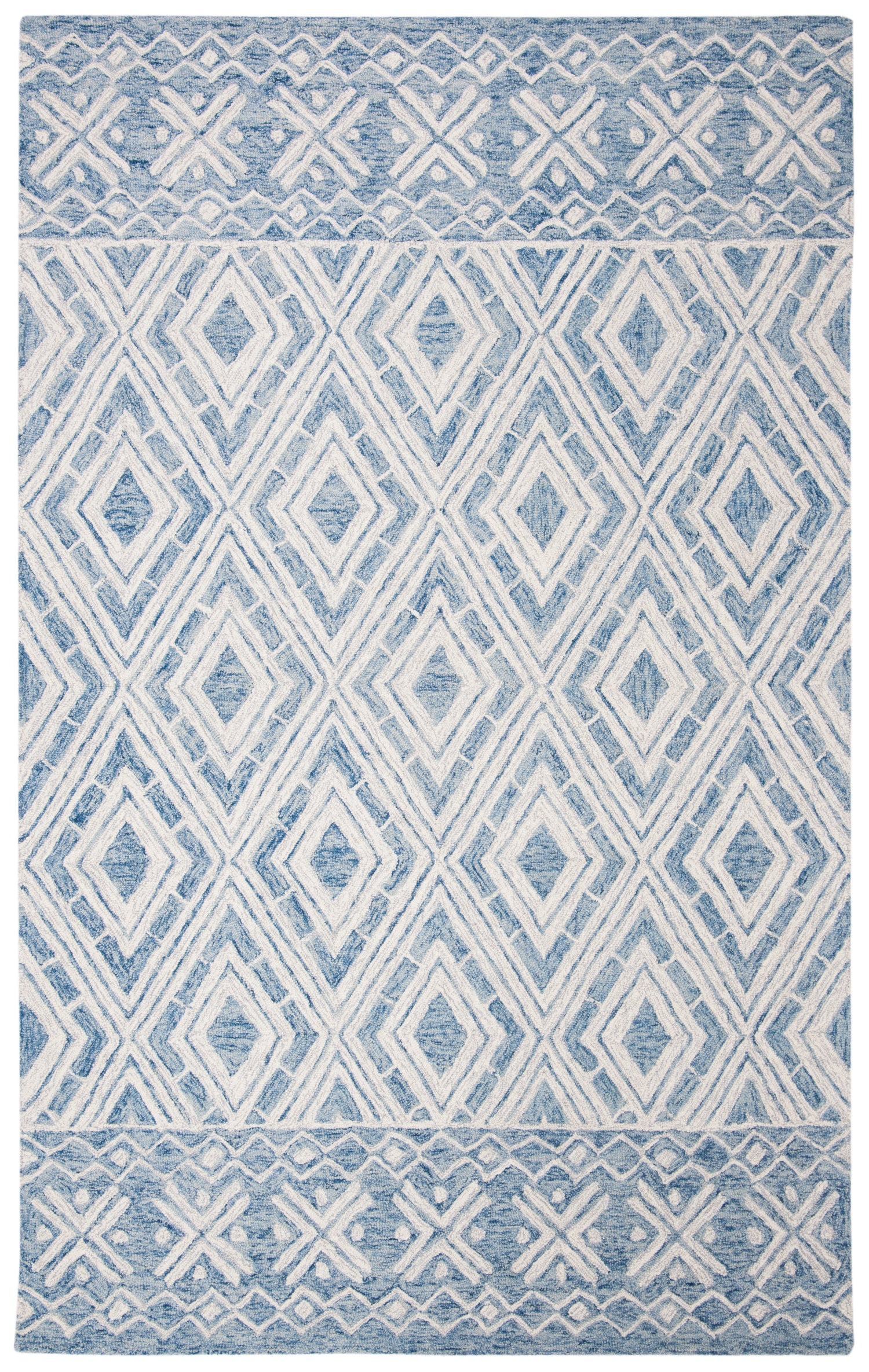 Safavieh Micro-Loop Mlp646M Blue/Ivory Rugs.