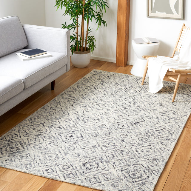 Safavieh Micro Loop Mlp776F Grey/Beige Rug.