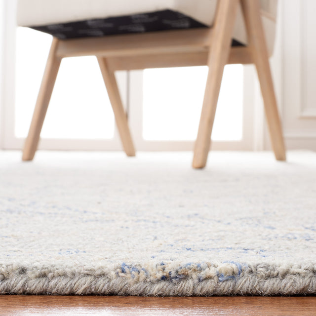 Safavieh Micro Loop Mlp875F Grey/Blue Rug.