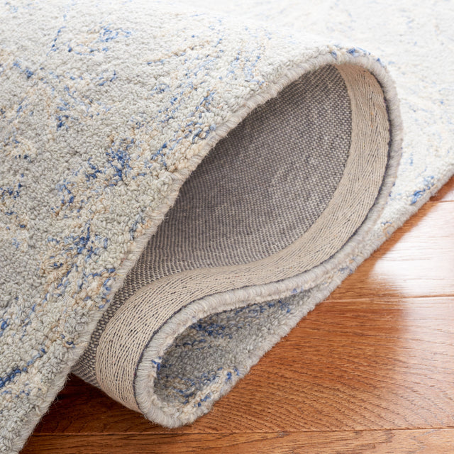 Safavieh Micro Loop Mlp875F Grey/Blue Rug.