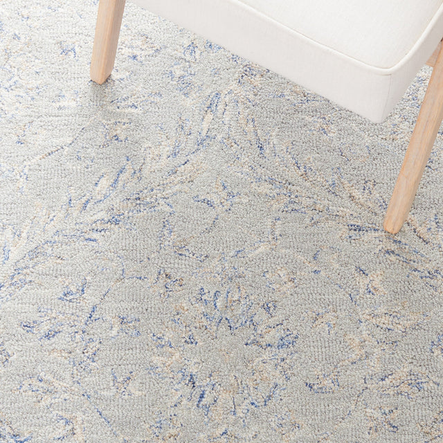 Safavieh Micro Loop Mlp875F Grey/Blue Rug.