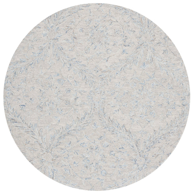 Safavieh Micro Loop Mlp875F Grey/Blue Rug.