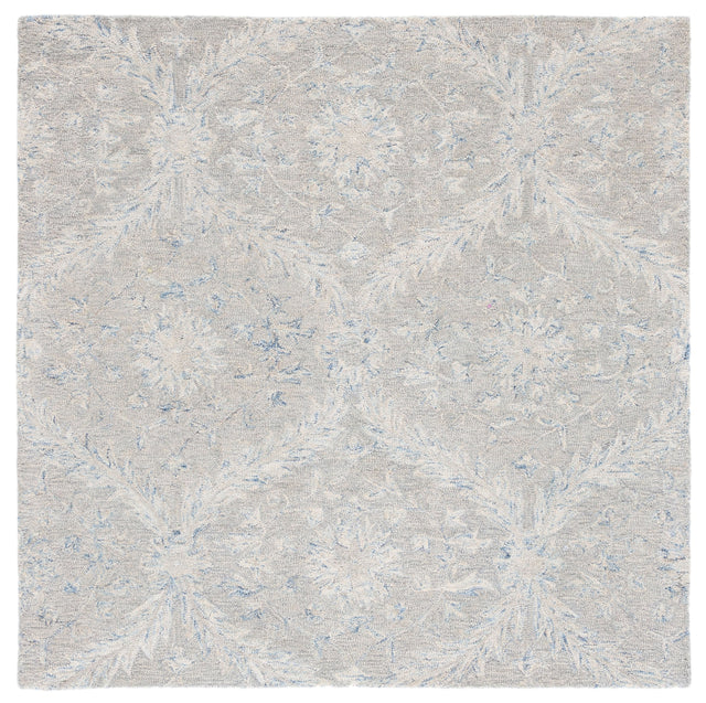 Safavieh Micro Loop Mlp875F Grey/Blue Rug.