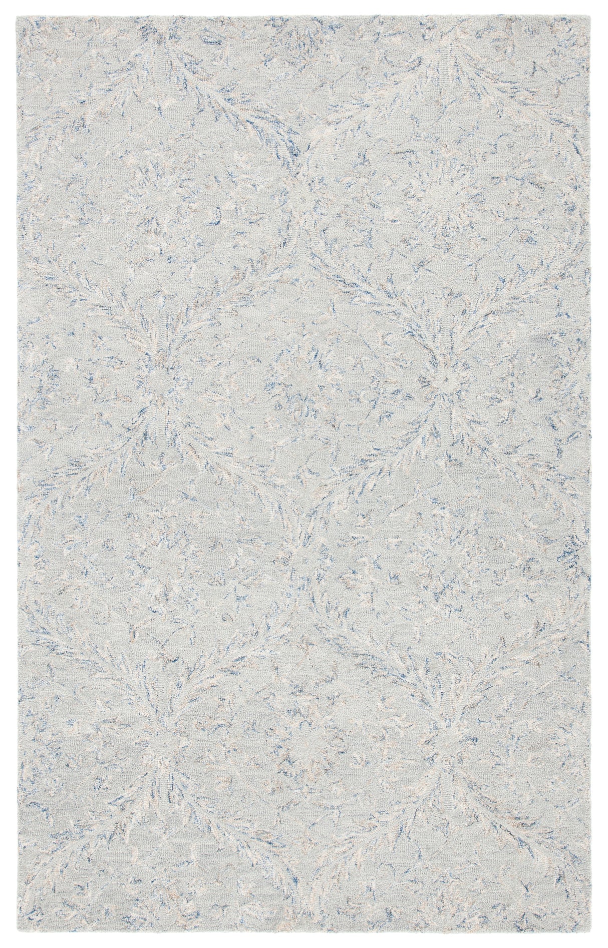 Safavieh Micro Loop Mlp875F Grey/Blue Rug.