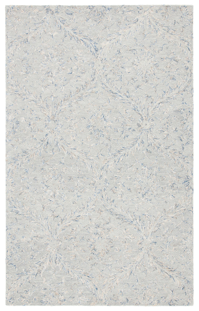 Safavieh Micro Loop Mlp875F Grey/Blue Rug.