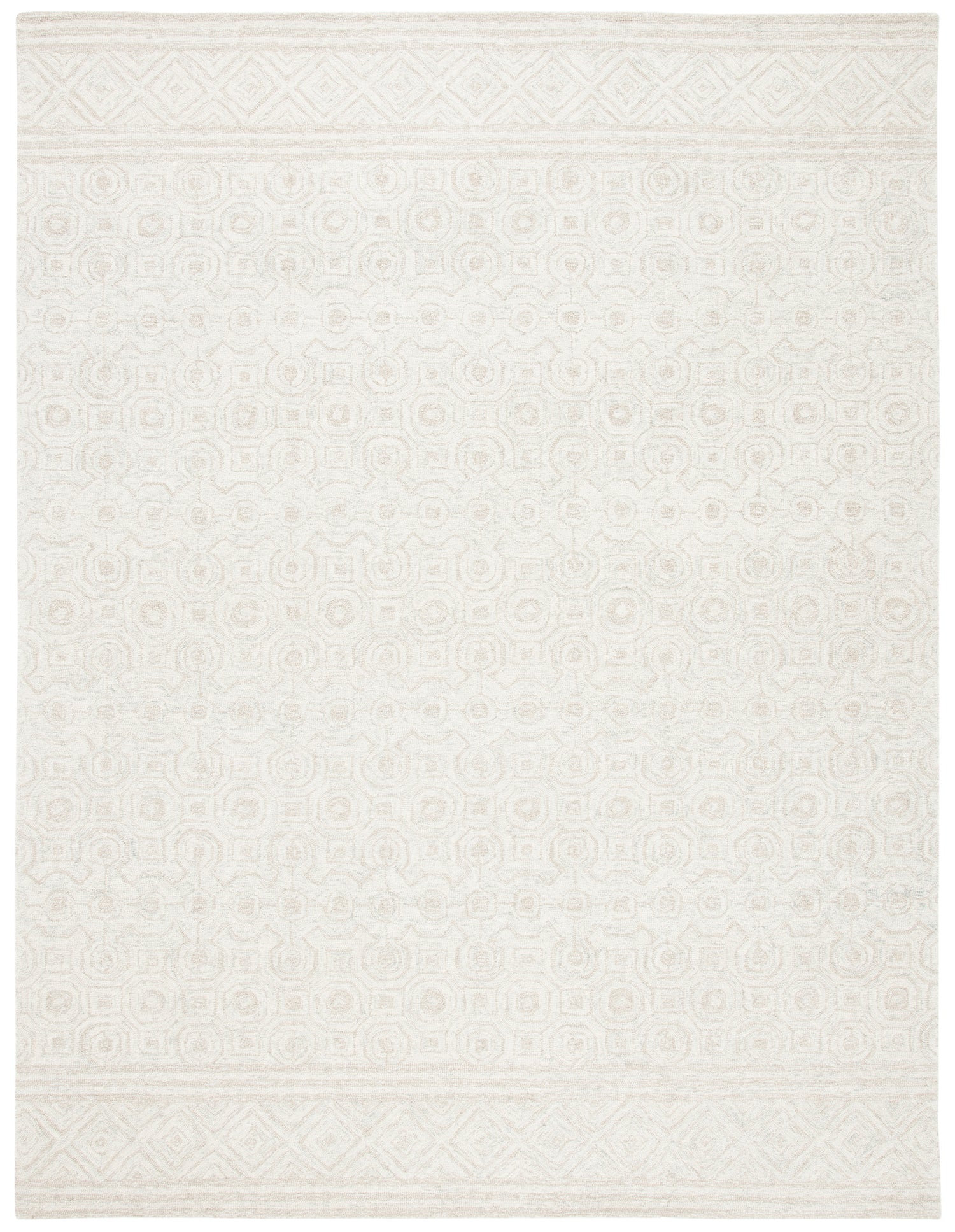Safavieh Micro-Loop Mlp950A Ivory/Light Green Rugs.